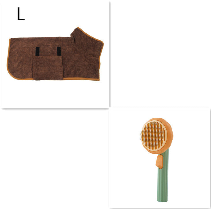 Pet Cat Self-Cleaning Hair Remover Comb