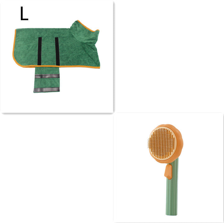 Pet Cat Self-Cleaning Hair Remover Comb