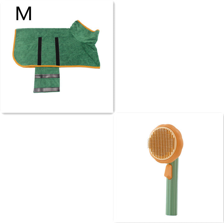 Pet Cat Self-Cleaning Hair Remover Comb