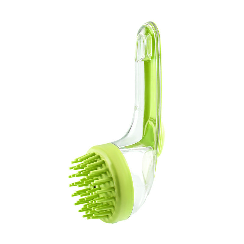 "Pet Grooming Brush for Dogs & Cats – Long Handle Bath & Cleaning Comb"