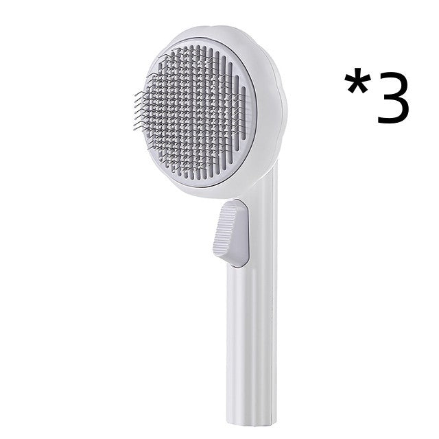 Pet Cat Self-Cleaning Hair Remover Comb