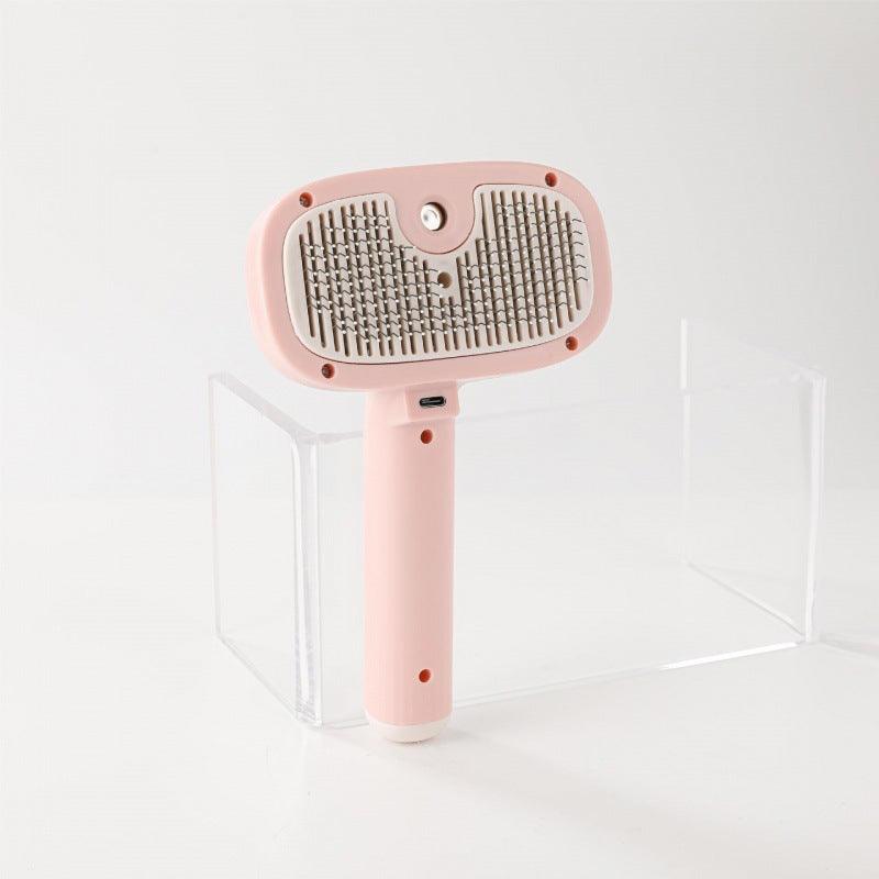 Pet Spray Comb One-click Spray Anti-flying Hair Float Hair Cleaning Cleaning Brush