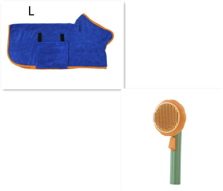 Pet Cat Self-Cleaning Hair Remover Comb