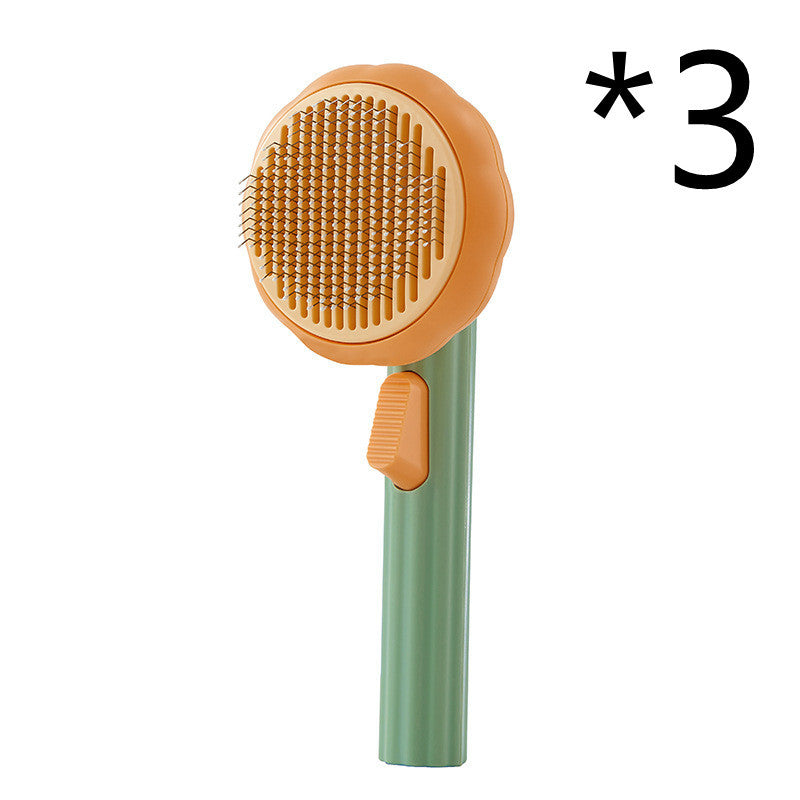 Pet Cat Self-Cleaning Hair Remover Comb