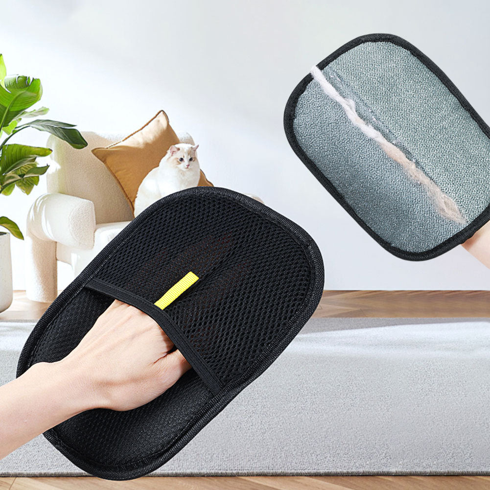 Grooming Mitt for Dogs, Cats & Rabbits – Pet Hair Remover Glove"