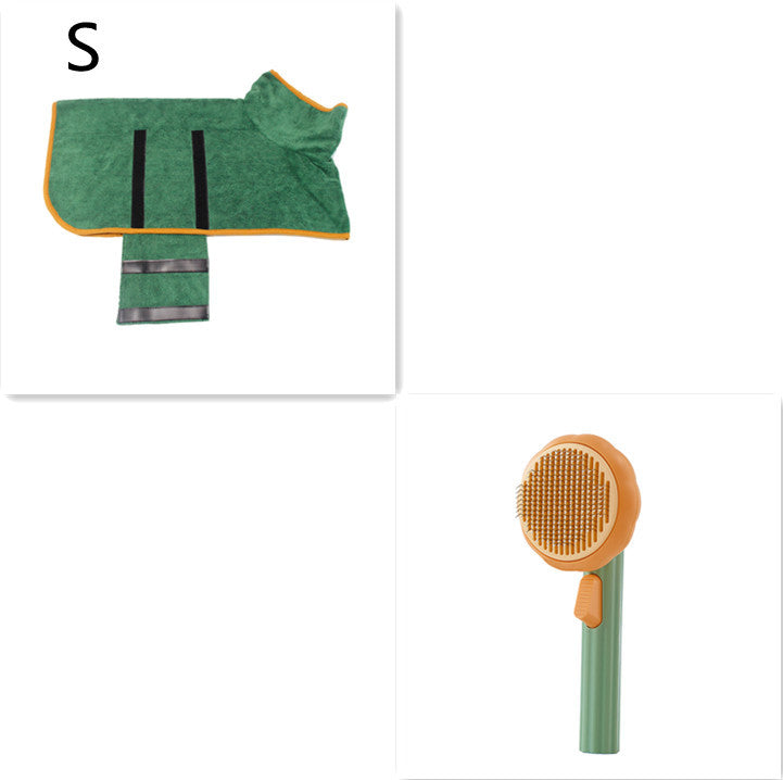 Pet Cat Self-Cleaning Hair Remover Comb