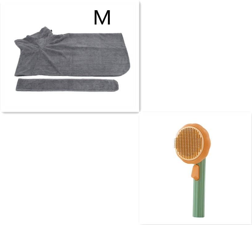 Pet Cat Self-Cleaning Hair Remover Comb