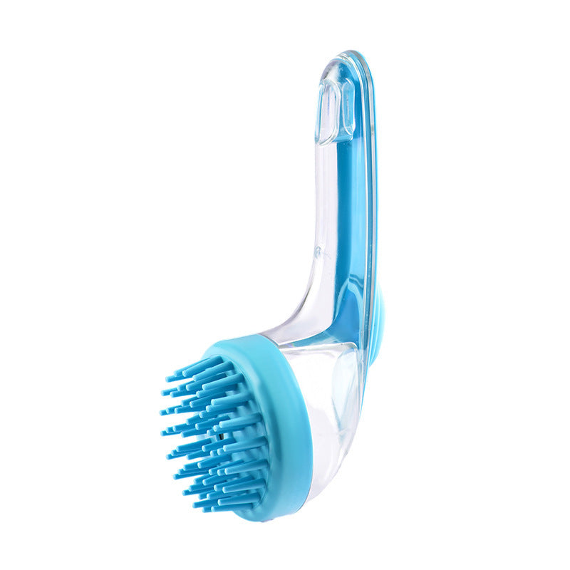 "Pet Grooming Brush for Dogs & Cats – Long Handle Bath & Cleaning Comb"