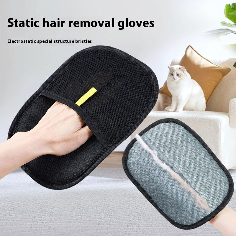 Grooming Mitt for Dogs, Cats & Rabbits – Pet Hair Remover Glove"
