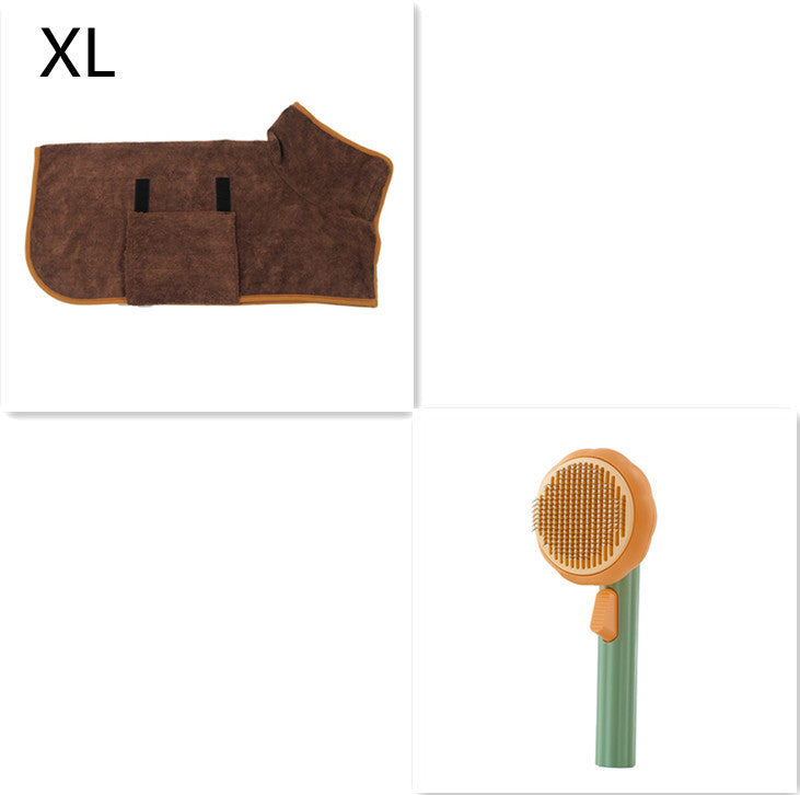 Pet Cat Self-Cleaning Hair Remover Comb