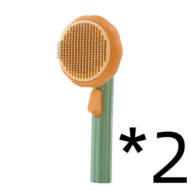 Pet Cat Self-Cleaning Hair Remover Comb