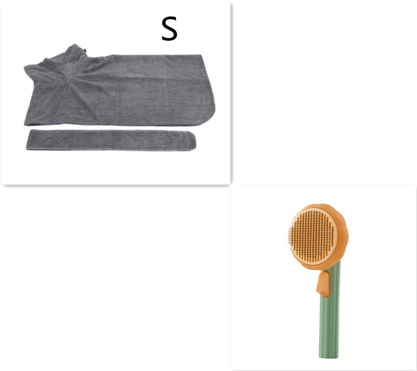 Pet Cat Self-Cleaning Hair Remover Comb