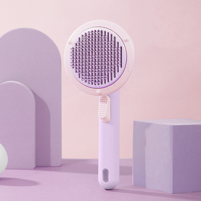 Pet Cat Self-Cleaning Hair Remover Comb