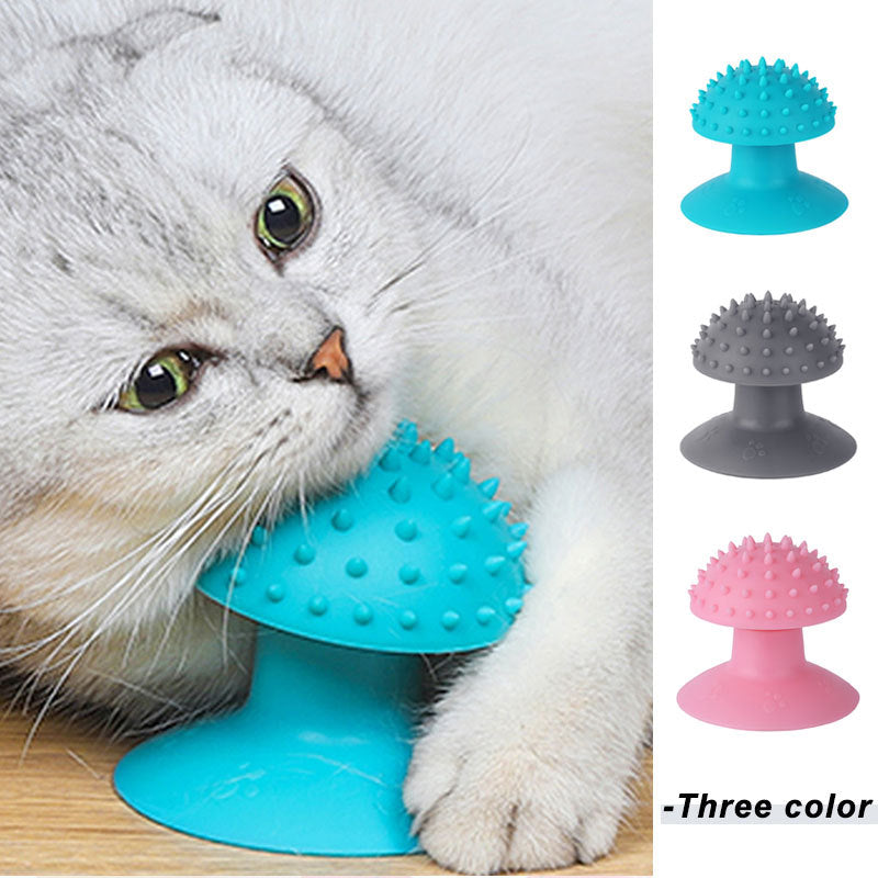 Cat Self-Grooming Brush – Wall-Mounted Rubbing & Scratching Massager