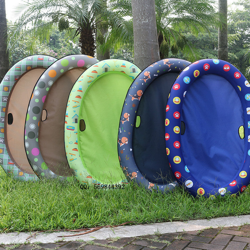 Pet Pool Float – Inflatable Dog Swimming Bed for Summer Fun
