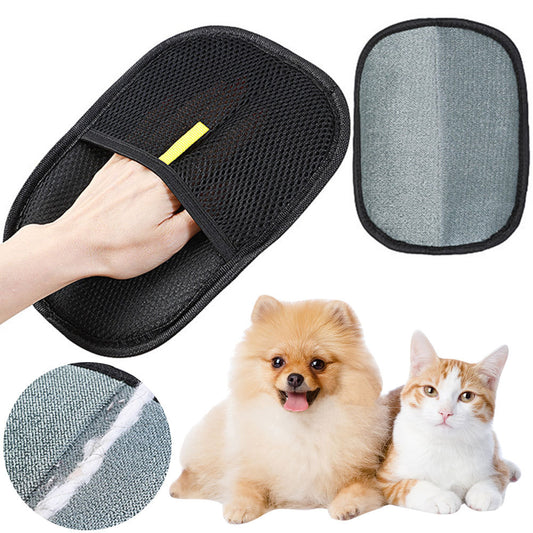 Grooming Mitt for Dogs, Cats & Rabbits – Pet Hair Remover Glove"
