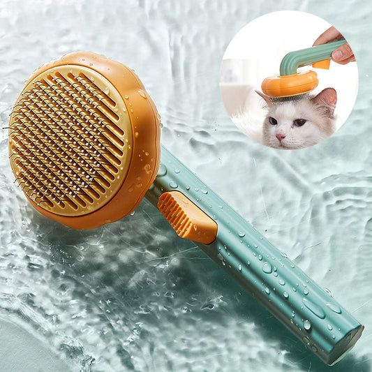 Pet Cat Self-Cleaning Hair Remover Comb