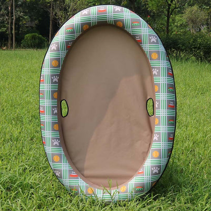 Pet Pool Float – Inflatable Dog Swimming Bed for Summer Fun
