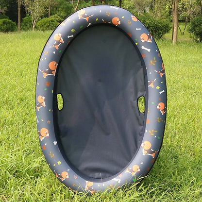 Pet Pool Float – Inflatable Dog Swimming Bed for Summer Fun